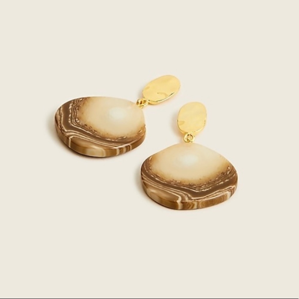 J Crew Made-in-Italy resin drop earrings BD969